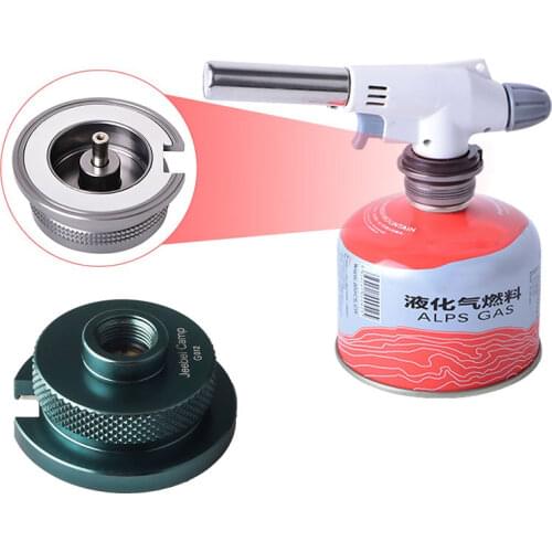 Cartridge Tank Adaptor Camping Portable Set Camping Gas Converter Outdoor Elements for Split Type Furnace Gas Torch