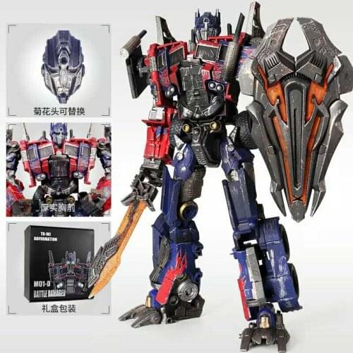 Lensple Transformation WJ Roadbuster Doformation M01-D Battle Damaged Movie 4 31CM OP Figure Toy Model Gift