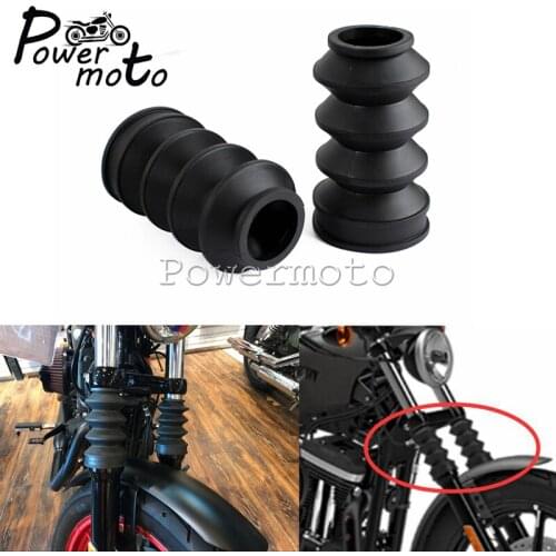 Motorcycle Black Fork Gaiters 39mm for Harley XL1200 Sportster 883 1973- 1979 Harley Sportster 2011-2016