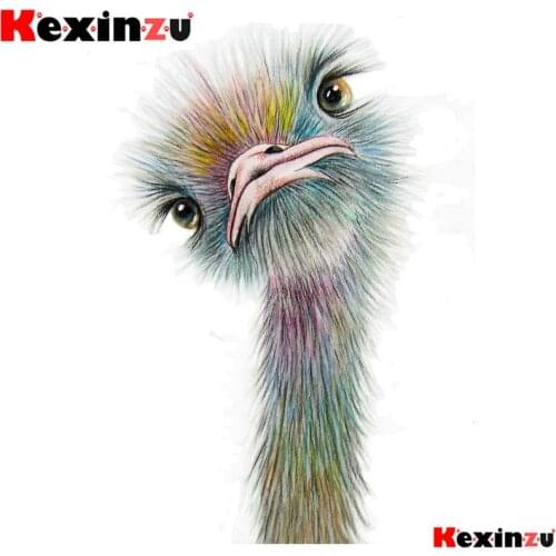 Kexinzu 5d diy Diamond Painting kit Animal ostrich bird Cross stitch Diamond Embroidery 3d DIY 5D Diamond decoration gift