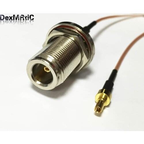 New N Female nut / Male Switch CRC9 Male Plug straight pigtail cable RG178 Wholesale 15CM 6" /30CM/50CM for HUAWEI E156