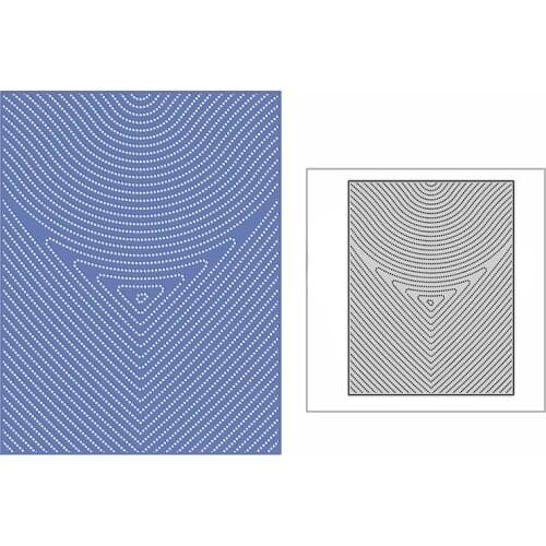 New Spotted Line Panel Template 2020 Metal Cutting Dies for DIY Scrapbooking and Card Making Decorative Embossing Craft No Stamp