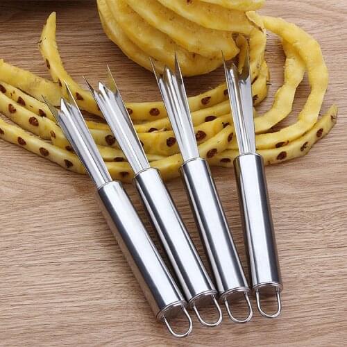 New non-welded pineapple peeler pineapple knife stainless steel pineapple fork V-shaped pineapple shovel fruit knife
