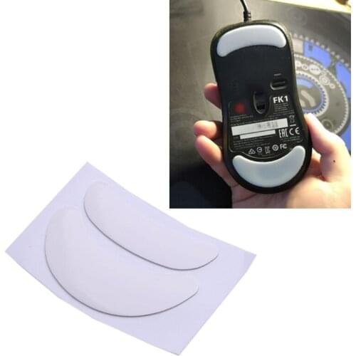 1 Pack Mouse Feet Pedal for Zowie AM ZA11 ZA12 FK1 FK2 FK+ Replacement Mouse Feet Glides Curve Edge Mouse Feet Sticker