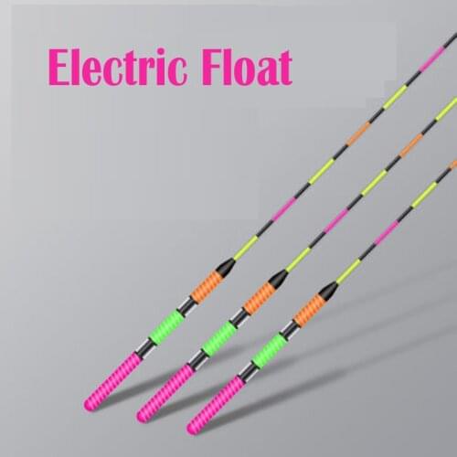 HLJFISHING Fishing Floats Electric Floats Cool Light Source Luminous Floater Day & Night Dual-Used Fishing Tackles