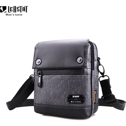 LEASTAT Mens Fashion Casual Multi-function Shoulder Messenger Bag Travel Crossbody Bag Waterproof Chest Bag