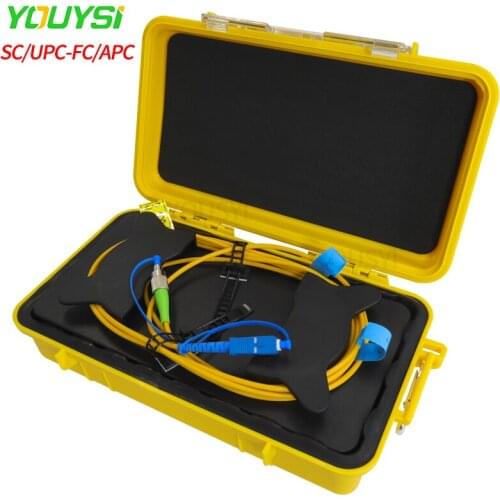 SC/UPC-FC/APC OTDR Dead Zone Eliminator Fiber Rings Fiber Optic OTDR Launch Cable Box 500m 1km 2km SM 1310/1550nm