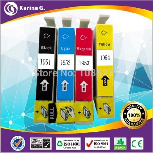 8PK Compatible Ink Cartridge For T1951-T1954 Epson Expression XP-101/XP-201/XP-211
