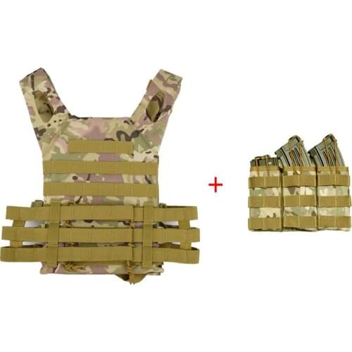 Tactical Vest Army Combat Plate Carrier MOLLE Protective Vest With Magazine Pouch Military Equipment Hunting Airsoft Body Armor
