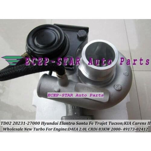 TD025 28231-27000 49173-02410 49173-02412 49173-02401 Turbo For HYUNDAI Trajet Tucson Elantra Santa Fe For KIA Carens D4EA 2.0L