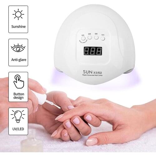 80W UV Led Lamp Nail Dryer For All Types Gel 36 Leds UV Lamp For Nail Machine Curing 10/30/60/99s Timer Nail Polish Gel Dryer