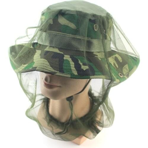 Mosquito Insect Hat Bug Mesh Head Net Face Protector Travel Camping Face Protector Camping Hunting Fishing Apparel