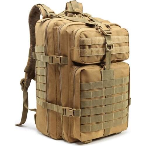 40L Large Capacity Man Army Tactical Backpacks Military Assault Bags Outdoor 3P EDC Molle Pack For Trekking Camping Hunt