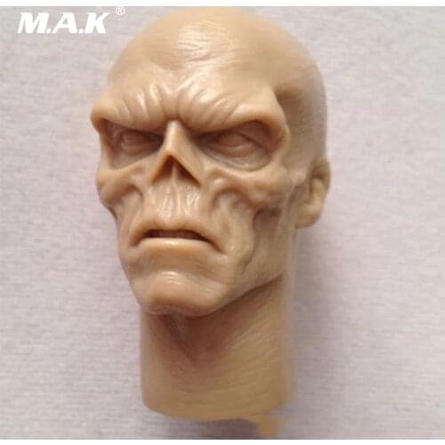 1/6 Scale Red Skull Smith Hugo Vivian Unpainted Male Head Sculpt For 12" Men Figures Bodies