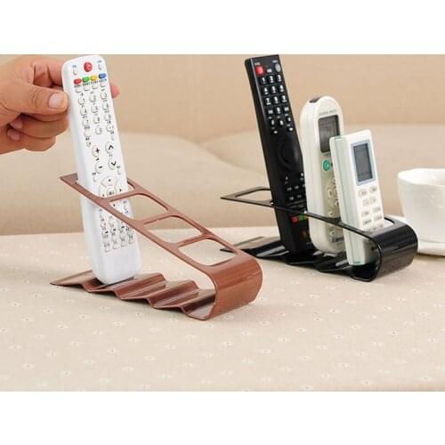 1PC Candy Color TV DVD VCR Remote Control Holder Mobile Phone Stand 4 Girds Storage Caddy Organiser Desktop Shelf Storage Seat