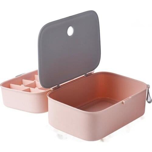 1pc Underwear Storage Box Multifunctional Portable Collapsible Underwear Organizer Socks Container for Home Travel