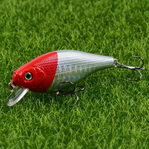 1pcs/lot 65mm 7g Swim Fish Fishing Lure Artificial Hard Crank Bait topwater Wobbler Mini Fishing Crankbait lure fishing tackle