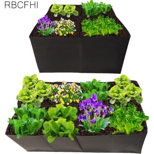 RBCFHl 1PC Rectangle Plant Grow Bags For Vegetable Tomato Potato Carrot Environmentally Friendly Greenhouse Growing Bags