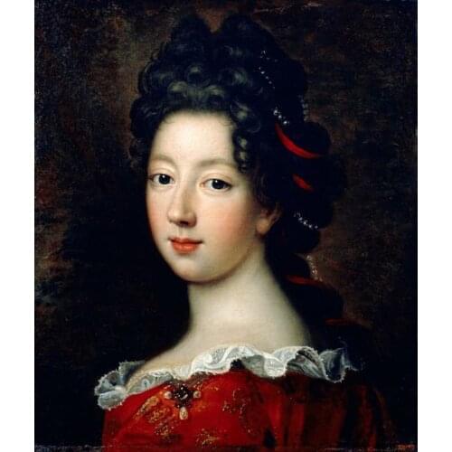 Free shipping classical court figure beautiful dame portrait oil painting canvas printings on canvas wall art decoration picture