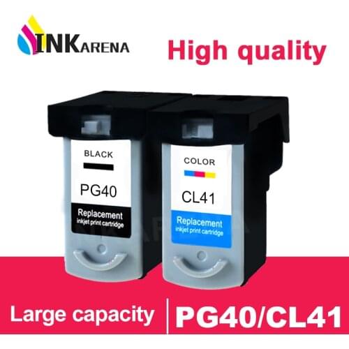 INKARENA Remanufactured Ink Cartridge for Canon PG 40 CL 41 For Canon PG-40 CL-41 PIXMA MP 160 140 450 MX 300 310 Printer