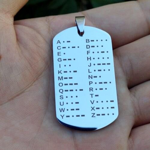 CW Training Coin Morse Code Card Morse CQ Telegraph Code Exercise Card