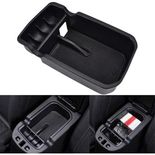 For Jeep Compass 2017-2019 Car Center Console Storage Box Tray Divider Organizer Box Container Holder