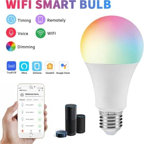 New Creative LED Lamp For Apple Homekit App E27 WIFI Smart Bulb For IOS Siri Voice Control Smart Home Lighting Night Table Light