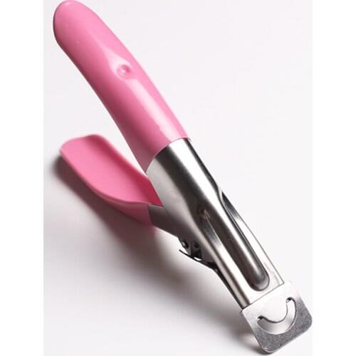 False Nail Edge Cutter Nail Art Clipper Manicure Acrylic UV Gel False Tips Clipper Cutter Pink Pedicure Cuticle Clipper Tool