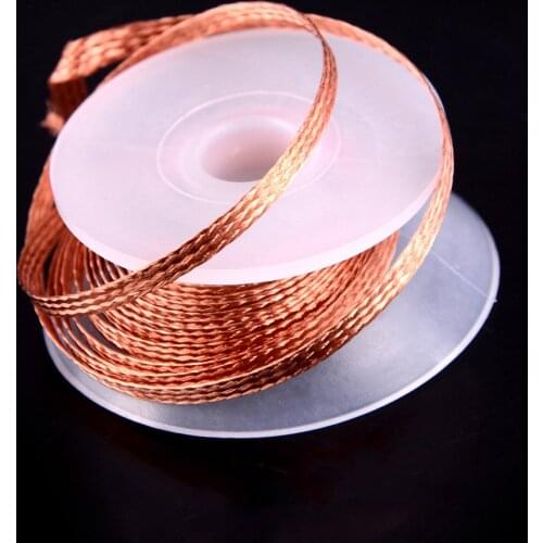 Desoldering Braid Welding Solder 1.5mm 2mm 2.5mm 3mm 3.5mm Width 1.5M Length Remover Wick Wire Lead Cord Flux Repair Tool NEW