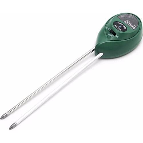 Soil PH Tester 3in1 Plant Flowers Soil PH Tester Moisture Light Meter hydroponics Analyzer