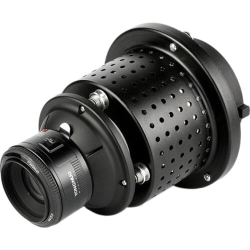 SOONPHO Focalize Conical,Condenser Conical Optical Focalize Special Effects Shaped Beam Light with Lens Color Gel