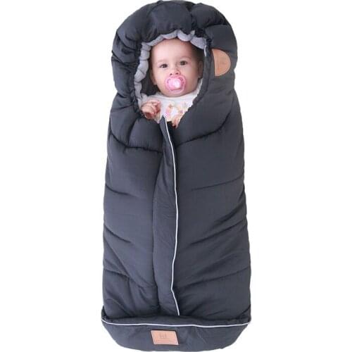 Baby Sleeping Bags Envelopes Winter Thick Warm Sleepsacks Waterproof Sleepsack For Baby Stroller Infant Footmuff Wheelchair