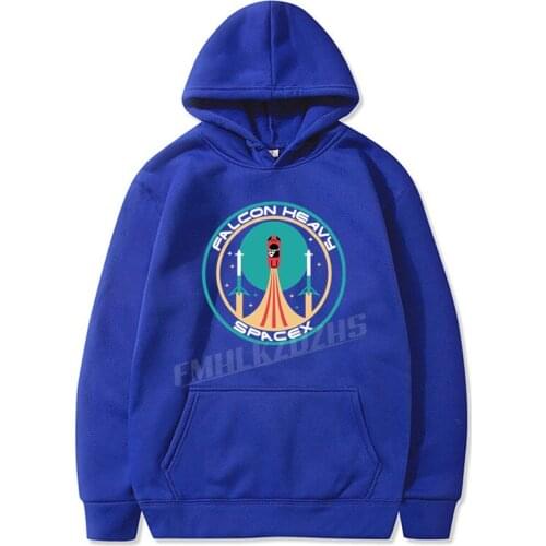 SpaceX Hoodies Elon Musk heavy falcon men Mars starman Tesla rocket StarmanX Tesla Brand Women Sweatshirt Hoody Tops