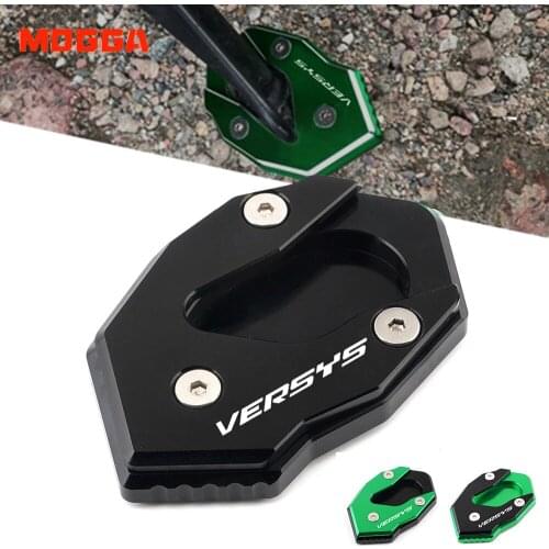 New Motorcycle Kickstand Extension For KAWASAKI VERSYS1000 Versys 300 1000 X300 X250 Versys300 CNC Sidestand Enlarger Plate Pad