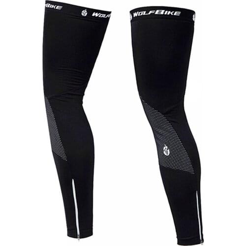 Cycling Leg Sleeve Sports Sun Protection UV Leg Sleeves Ice Fabric Breathable Run Fitness Cycling Leg Warmers