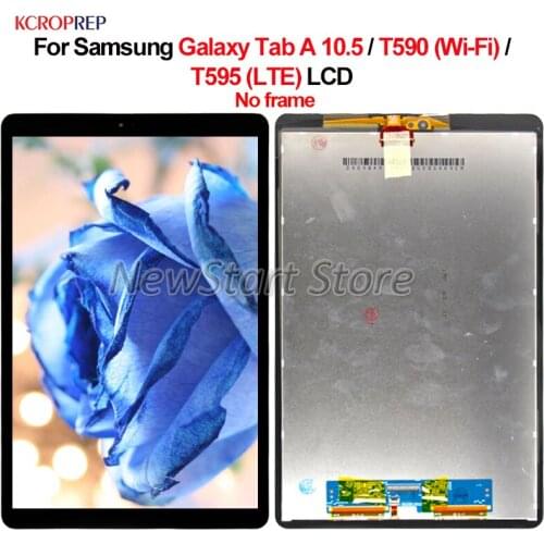 For Samsung Galaxy Tab A 10.5 T590 Wi-Fi T595 LTE LCD Display Touch Screen Digitizer Assembly Replacement Accessory 100% Tested