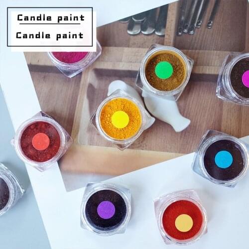 1g DIY Candle Making Wax Dye Paints Candle Dye Paints for Soy Wax Candle Oil Colour Coloring Dye Candle Making Candle Pigments