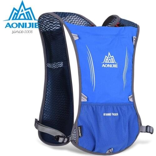 AONIJIE Men Women Lightweight Marathon Running Bag Riding Hydration Backpack Sport Bag