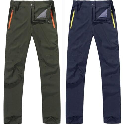 Quick Dry Stretch Hiking Pants For Men,Breathable Trekking Fishing Climbing Trousers,Outdoor Wear-resistance Softshell Pants