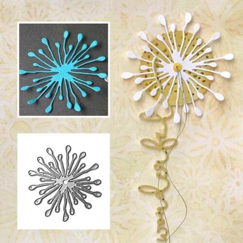 Flower Metal Cutting Dies Scrapbooking Embossing Paper Cards Cutting Frame Templates Photo Album Craft Stencils Dies
