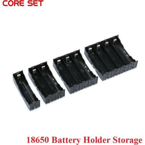 18650 Battery Holder Storage Box 18650 Power Bank Case 1X 2X 3X 4X Case holder 1 2 3 4 Slot Battery Container With Hard Pin DIY