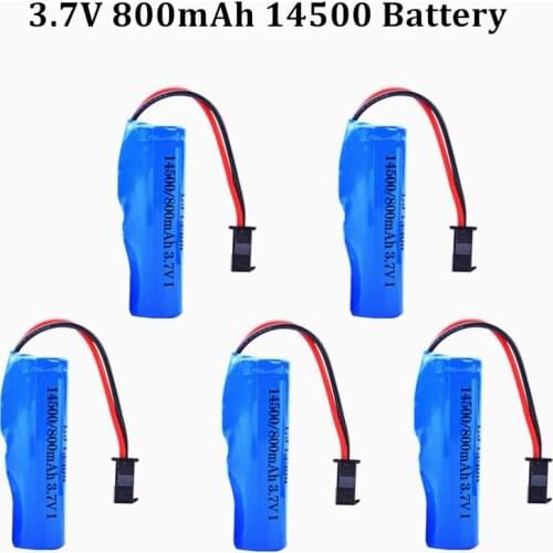 For C2 D828 3.7V 800mAh 14500 rechargeable Battery For RC TOYS helicopter car Baot Tank Gun Truck Train Motorcycles 3.7v Battery