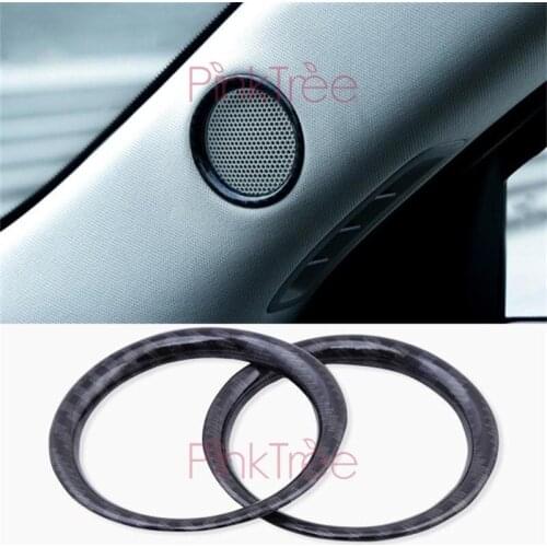 Door Audio Speaker Rings Trims Stickers A Pillar Car Decoration Accessories For Mazda CX-5 CX5 2017 2018 2019