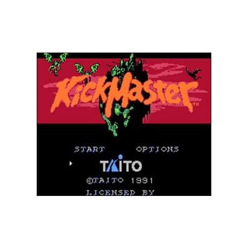 KICKMASTER 60 Pin Game Card Customized For 8 Bit 60pins Game Player