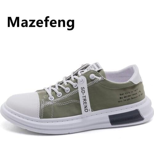 Mens Vulcanize Shoes Canvas Male Sneakers Fashion Lace-up Solid Lovers Couple Shoes Rubber Flat Autumn Casual Man Shoes