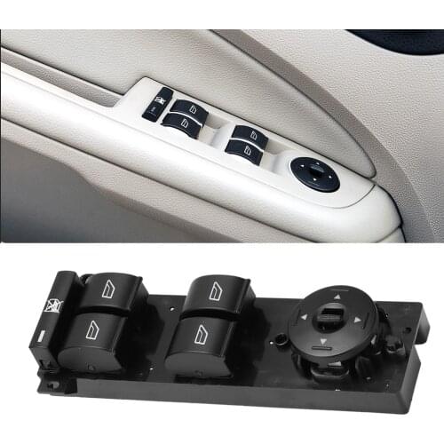 Electric Power Window Master Control Switch Button 14A132 AB 7M5T-14A132-AB for Ford Focus C-Max 2008 2009 2010 2011 2012 2013