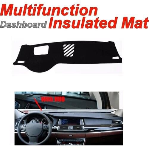 DashboardMat Insulated Original Factory Shape pad Protection Cover Carpet Dashmat For BMW 5 520 523 525 530 535 F10 F11 with HUD