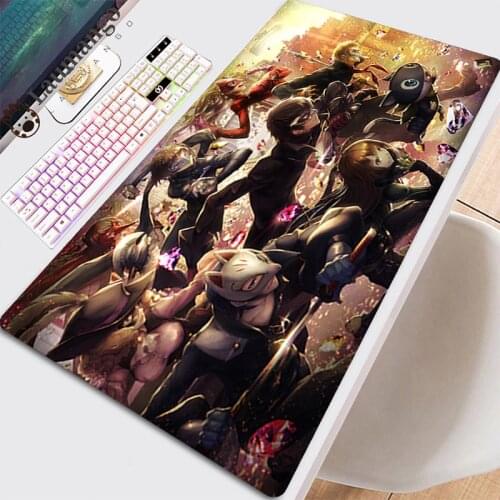 Mause Pads Cute Mouse Computer Table Mat Led Kawaii Accessories Non-slip Mats Xxl Gamer Keyboard Pads Mousepad Custom Persona 5