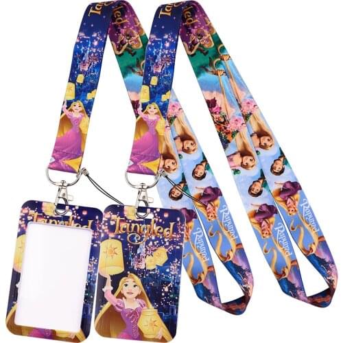 LT3 Cartoons Anime Lanyard Credit ID Badge Holder Key Rings Bag Student Women Travel Bank Bus Business Card Cover Keychain Gifts