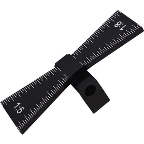 Swallow Tail Dovetail Marker Aluminum Alloy Hand Cut Wood Joints Meter Guide Tool with Scale Template Size 1: 5 and 1: 8